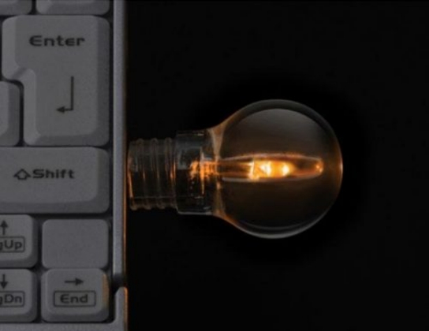 USB-Stick in Glühbirnenform